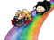 Thor and Loki on the Bifrost - Free animated GIF