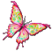 Pink butterfly - GIF animado gratis GIF animado
