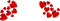 Coeur rouge heart red hearts coeurs rouges - png gratuito GIF animata