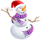 bonhomme de neige - PNG gratuit GIF animé