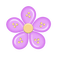 Kaz_Creations Deco Flower Colours Pink Purple - PNG gratuit GIF animé
