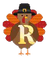 Lettre R. Thanks  Giving - фрее пнг анимирани ГИФ