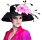 Kaz_Creations Woman Femme With Hat - zadarmo png animovaný GIF