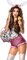 Easter woman by nataliplus - bezmaksas png animēts GIF