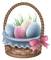 easter basket eggs deco pâques  oeufs - kostenlos png Animiertes GIF