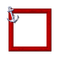 Small Red Frame - png gratuito GIF animata