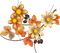soave deco autumn scrap branch flowers yellow - PNG gratuit GIF animé