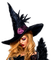halloween witch by nataliplus - besplatni png animirani GIF