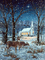 Paysage.Winter.Landscape.Hiver.Neige.Snow.Victoriabea - Δωρεάν κινούμενο GIF κινούμενο GIF