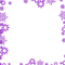Snowflakes.Frame.Purple - PNG gratuit GIF animé