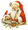 Weihnachtsmann, Buch, Vogel - png gratis GIF animasi