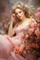 woman with roses - δωρεάν png κινούμενο GIF