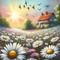 Background - Daisy - png gratuito GIF animata