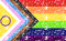 Glitter Intersex Progress Pride Flag - Nemokamas animacinis gif animuotas GIF