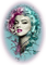 Marilyn Monroe Woman Femme Pink Teal JitterBugGirl