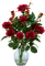 vase red roses flowers sunshine3