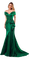 femme robe verte - gratis png animerad GIF