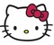 Tête de hello kitty - GIF animasi gratis
