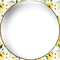 Frame.Round.Yellow flowers.Victoriabea - gratis png geanimeerde GIF