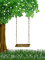 tree with swing - bezmaksas png animēts GIF