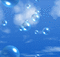 background fond hintergrund effect abstract gif anime animated animation image effet abstrait bubbles sky clouds nuages heaven bulles