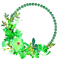 Round Florar Green - By StormGalaxy05 - фрее пнг анимирани ГИФ