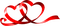 Red ribbon heart - PNG gratuit GIF animé