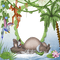 jungle book frame cadre livre de jungle - 免费PNG 动画 GIF