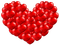 Kaz_Creations Valentine Love Hearts - zdarma png animovaný GIF