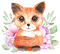 kikkapink fox - PNG gratuit GIF animé