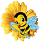 BEE  FLOWER abeille fleur
