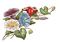 kukka, fleur, flower, vintage - GIF animé gratuit