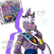 Beerus overlay (Created with PicsArt) - PNG gratuit GIF animé
