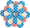 soave deco   patriotic 4th july usa  flowers scrap - 無料png アニメーションGIF