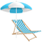 Transat et parasol - png gratis GIF animado