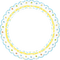 kikkapink summer yellow frame blue - Free PNG Animated GIF