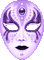 Animated.Mask.White.Purple - Bezmaksas animēts GIF animēts GIF