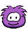 Purple Puffle - GIF animado grátis Gif Animado