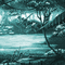 Y.A.M._Fantasy jungle forest background blue - Kostenlose animierte GIFs Animiertes GIF