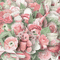 🌺Fond Rose Vert Blanc Déco:)🌺 - Бесплатный анимированный гифка анимированный гифка