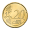 Pièce de 20 centimes euro € coin money sous - bezmaksas png animēts GIF