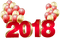 Kaz_Creations New Year Deco 2018 - png gratis GIF animado