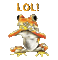 Animal ( frog ) lol - 無料のアニメーション GIF アニメーションGIF