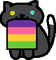 Lesbian wlw neko atsume cat - PNG gratuit GIF animé