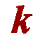 Kaz_Creations Alphabets Colours Red Letter K - GIF animé gratuit GIF animé