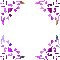Frame Deco Overlay Purple Gif Jitter.Bug.Girl - GIF animado grátis Gif Animado