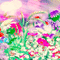 soave background animated  flowers field - GIF animado gratis GIF animado