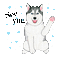 Husky - Bezmaksas animēts GIF animēts GIF
