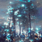 Blue Forest Background - Darmowy animowany GIF animowany gif