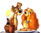 susi & strolch lady and tramp - png grátis Gif Animado